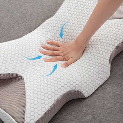 🔥50% OFF🔥Cowhorn-shaped Breathable Memory Sponges Neck Care Pillow