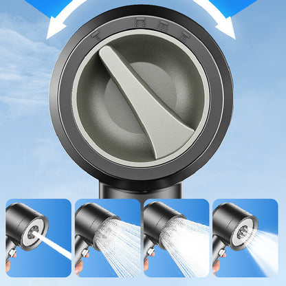 4-Mode High-Pressure Shower Head with Filter
