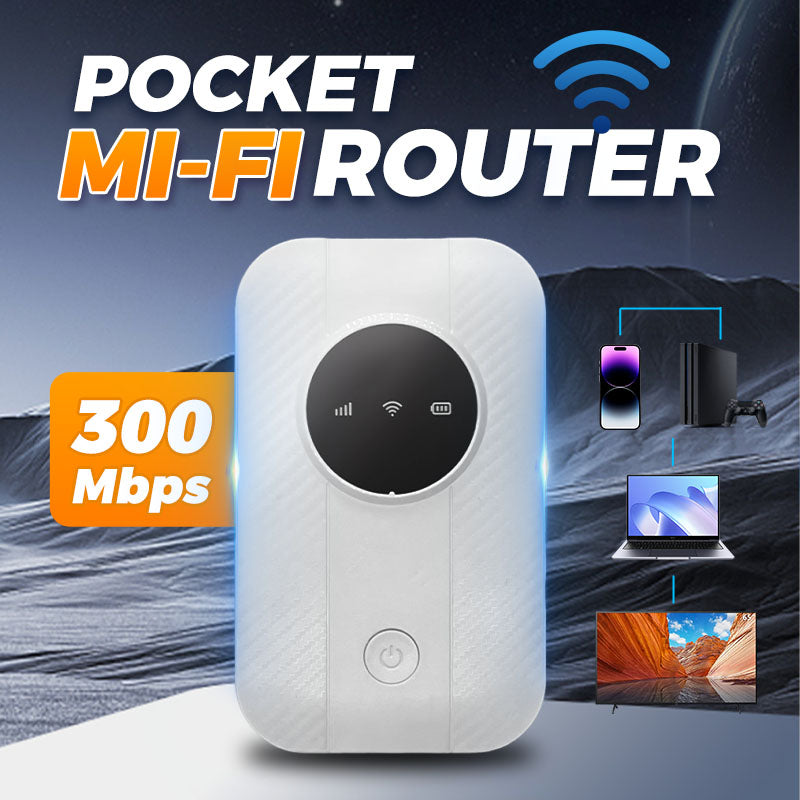 📶 2025 NEW PRODUCTS 60% OFF! ✨ Pocket 4G LTE Mobile Wi-Fi Router - Portable Hotspot with 10-Hour Battery & Global Compatibility for Travel & Remote Work 🌍
