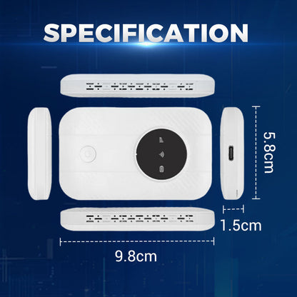 📶 2025 NEW PRODUCTS 60% OFF! ✨ Pocket 4G LTE Mobile Wi-Fi Router - Portable Hotspot with 10-Hour Battery & Global Compatibility for Travel & Remote Work 🌍