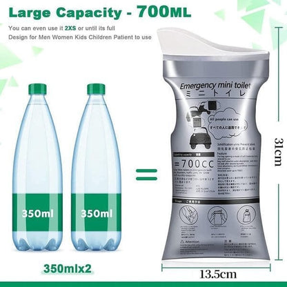 Buy 1🔥 get 1 Free🔥700ML Portable Travel Pee Bags