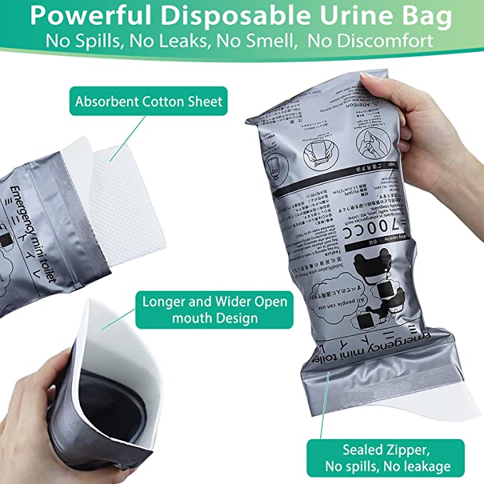Buy 1🔥 get 1 Free🔥700ML Portable Travel Pee Bags
