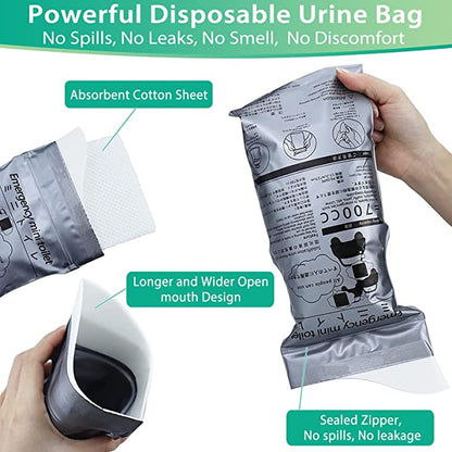 Buy 1🔥 get 1 Free🔥700ML Portable Travel Pee Bags
