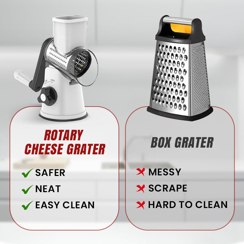 🔥 2025 Kitchen Sale 50% OFF🔥 Multifunctional Manual Rotary Grater & Chopper 🚀🥕
