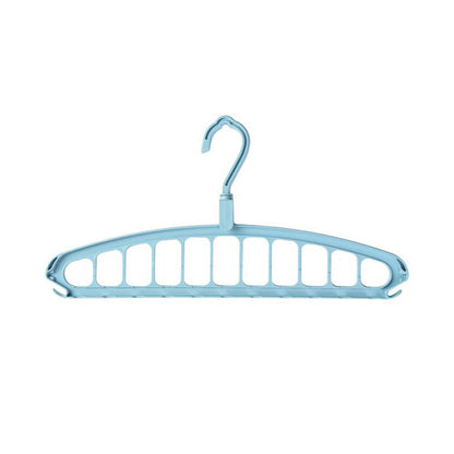 Multifunctional Foldable Clothes Hanger with 11-Hole