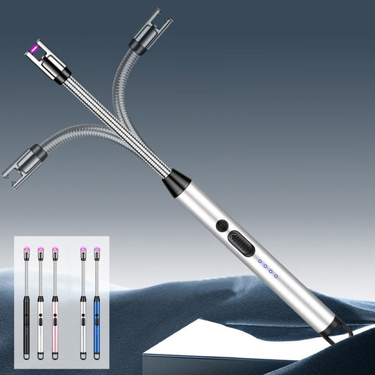 Windproof & Flameless Electric Candle Lighter with Flexible Neck