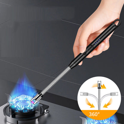 Windproof & Flameless Electric Candle Lighter with Flexible Neck