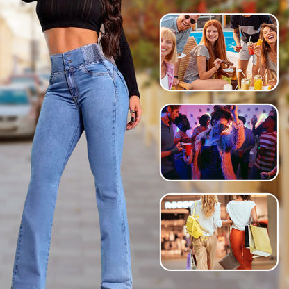 💖TOP DEAL💖Stretch flare jeans with a high waist