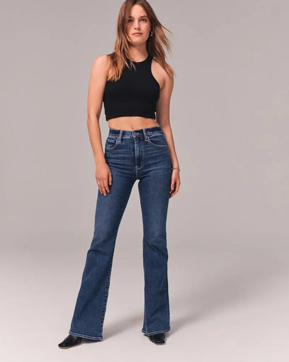 ⏰LAST DAY SPECIAL PRICE:￡17.99!!🔥Ultra High Rise Stretch Flare Jean