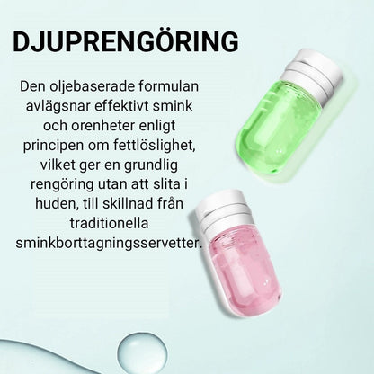 Engångs rengöringsolja för ansiktet för resor – 20 kapslar/förpackning