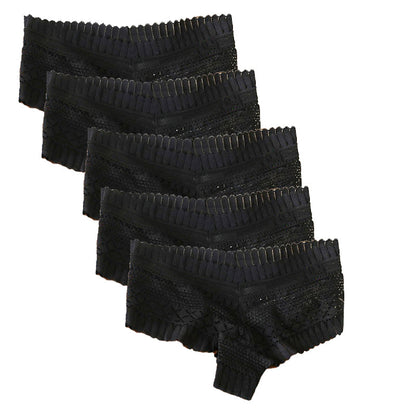 Lace Seamless Hip-Lifting Breathable Thong