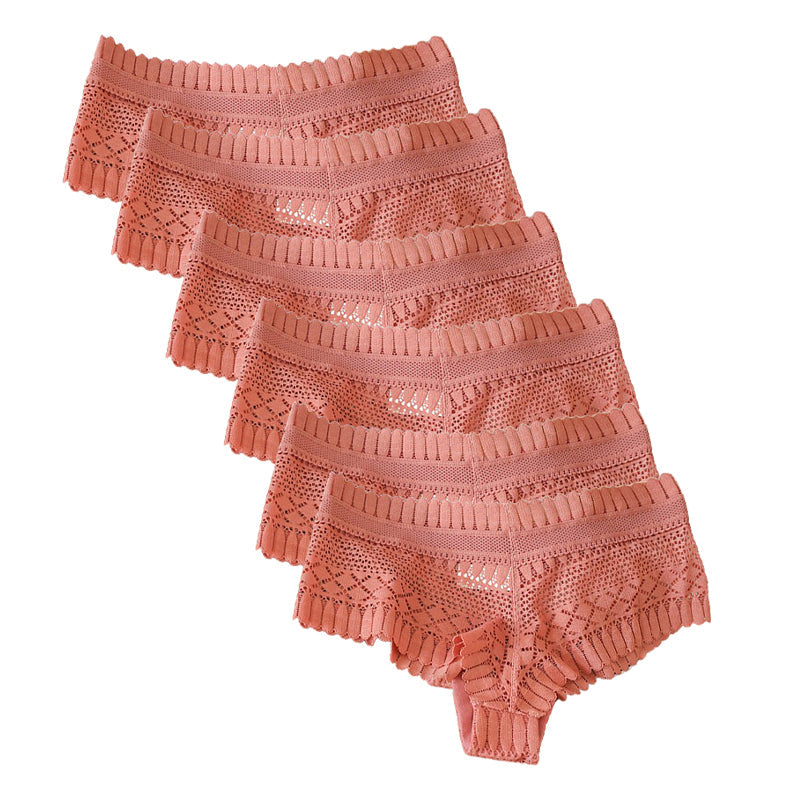 Lace Seamless Hip-Lifting Breathable Thong