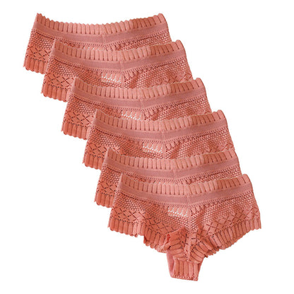 Lace Seamless Hip-Lifting Breathable Thong