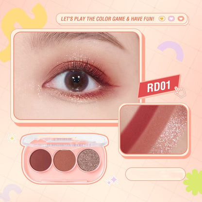3 Color Eyeshadow Palette