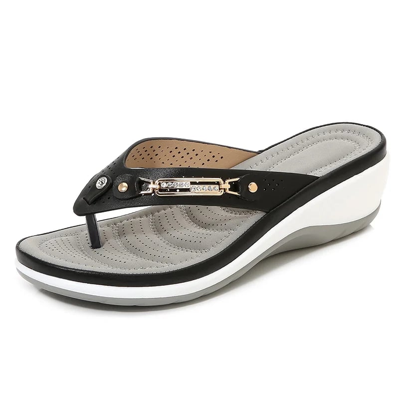 🎀 Flip-flops for women with cushioning that provides arch support