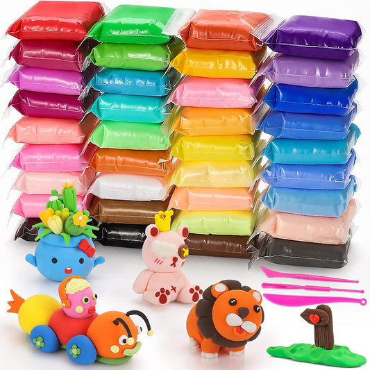🎁 LAST DAY PROMOTION - 50%OFF🎁12/24/36/48 Color Air Dry Clay Set