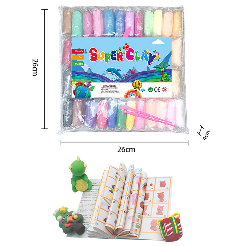 🎁 LAST DAY PROMOTION - 50%OFF🎁12/24/36/48 Color Air Dry Clay Set