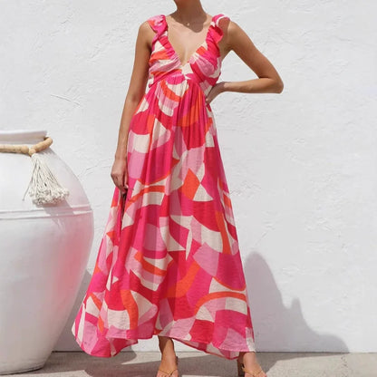 Bohemian Sunset Romance Dress
