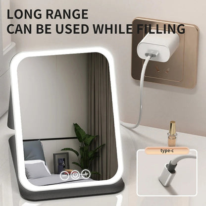 LED Portable Folding Makeup Mirror