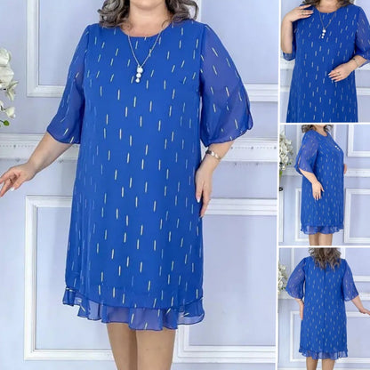 Charming Stylish Loose Lightweight Printed Dresses