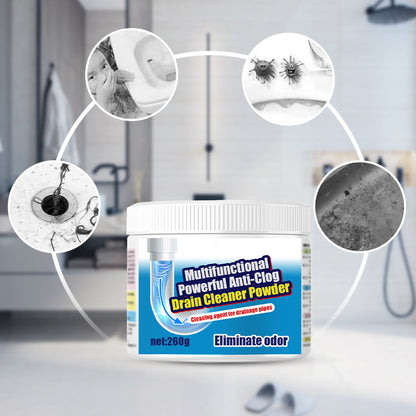 🔥🚽A must-have for every household🫧Multifunctional Powerful Anti-Clog Drain Cleaner Powder
