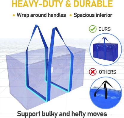 🔥Last Day 50% OFF🔥24 Gallon Extra Large Heavy Duty Foldable Moving Bags