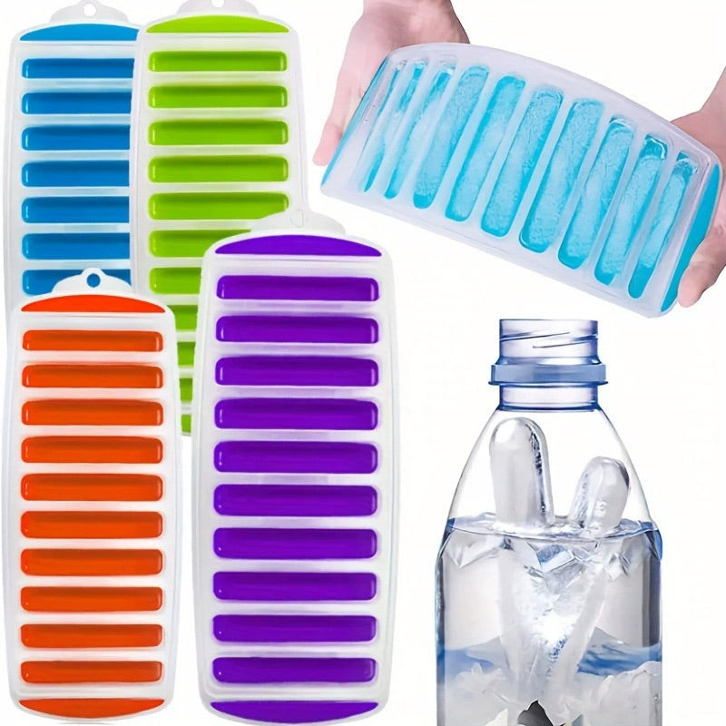 Long Ice Stick Tray Silicone with Lid