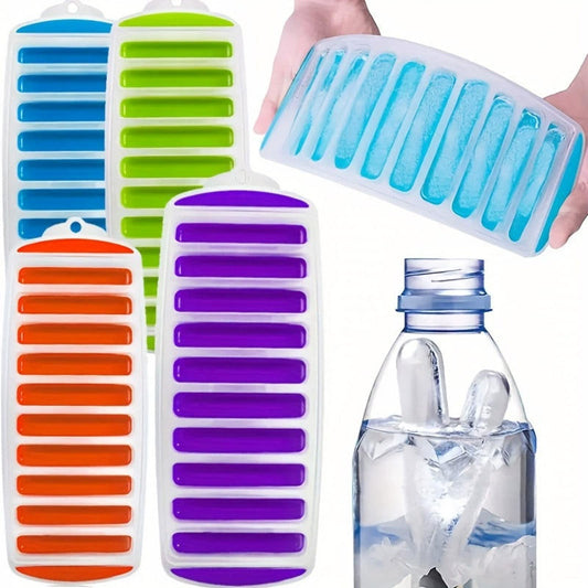 Long Ice Stick Tray Silicone with Lid