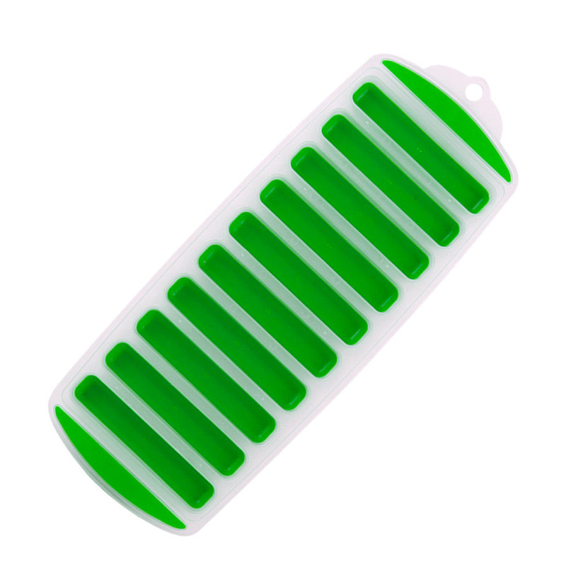 Long Ice Stick Tray Silicone with Lid