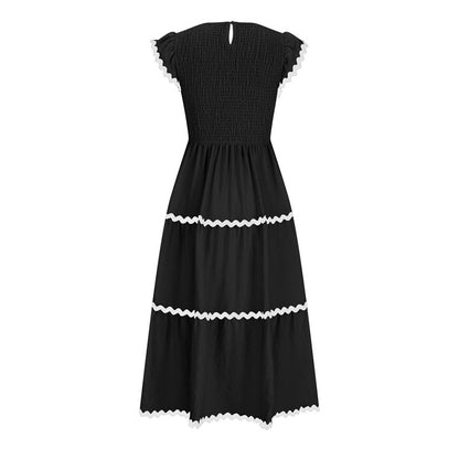 Women's Flowy Tiered Dress with Pockets