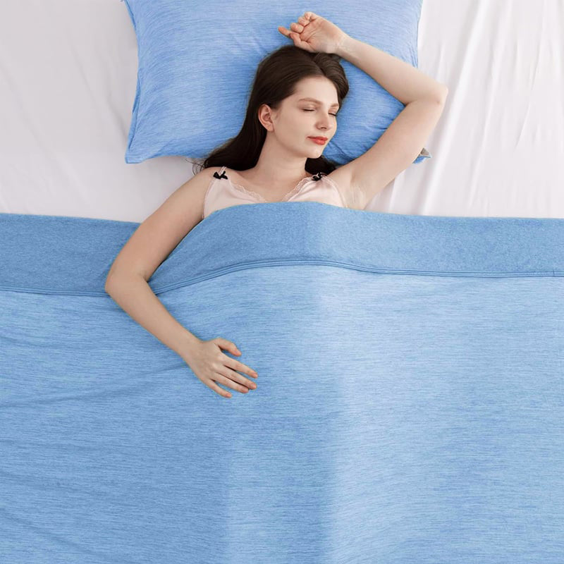 🔥🔥No more waking up in the heat-Summer Specials 50% OFF💕Cooling Blanket for Hot Sleepers🛏️