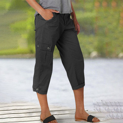 ⏳Time-Limited Special⏰Women's High Elasticity Multi-pocket Casual Shorts