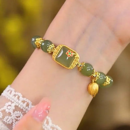 🔥Buy 1 Get 1 Free🔥Hotan Jade Beaded Bracelet