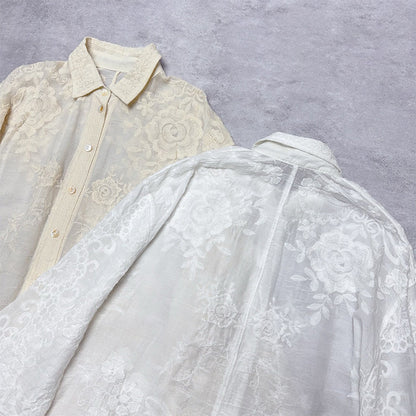 Woman’s Comfortable Embroidered Shirt Dress