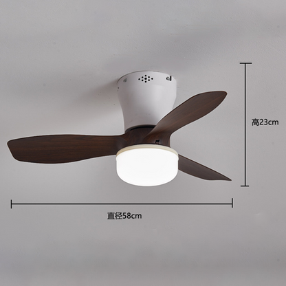 Remote-Controlled LED Ceiling Fan Light