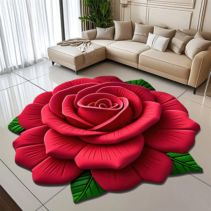 🏠2025 New Product-54% OFF🔥Floral Plush & Diatomaceous Earth Floor Mat✨