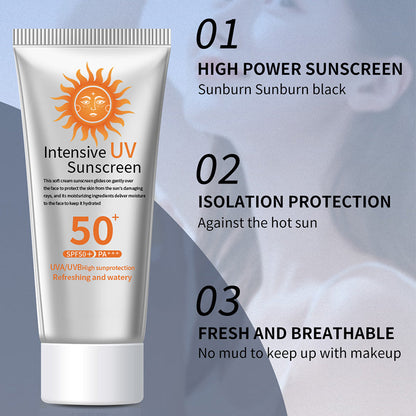 Light Moisturizing Sweat Resistant Sunscreen SPF 50+