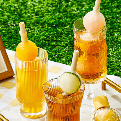 🔥Hot Sale🔥Practical 2-in-1 Popsicle Molds with Straws