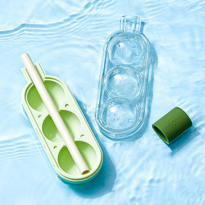 🔥Hot Sale🔥Practical 2-in-1 Popsicle Molds with Straws