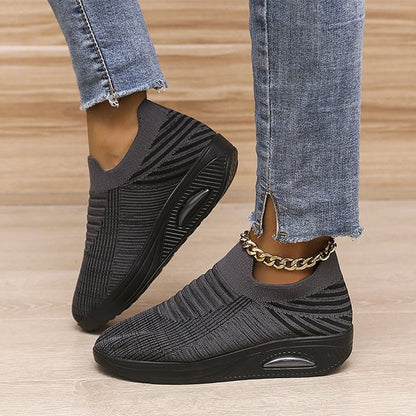 Casual Stretch Mesh Thick Sole Women's Shoes