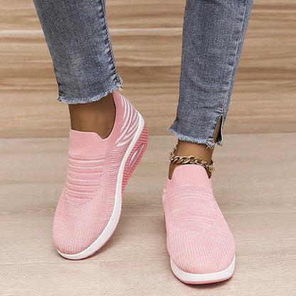 Casual Stretch Mesh Thick Sole Women's Shoes