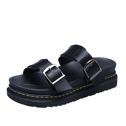 🌞Summer New Arrivals🎁Women's Buckle Strap Casual Soft Platform Sandals