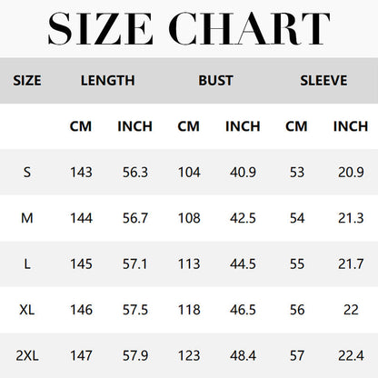 🌸Limited Sale 50% OFF🌸Women’s Print V-Neck Lapel Long-Sleeve Long Dress