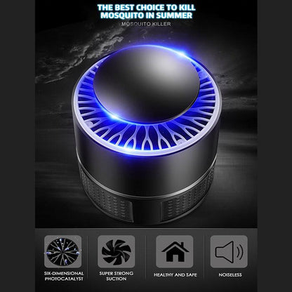 Mosquitoes Eliminator With LED Light, Noiseless And Nontoxic