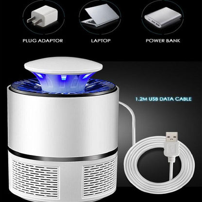 Mosquitoes Eliminator With LED Light, Noiseless And Nontoxic