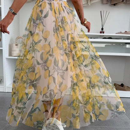 ✨Women's Casual Printed Tulle Skirt