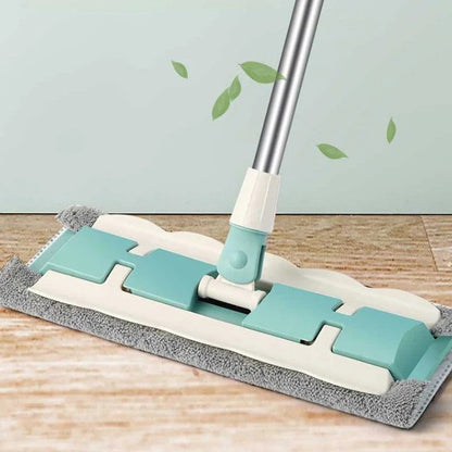 🔥Summer Hot Sale 49% OFF🔥Flat Mop with Stainless Steel Handle with Reusable Washable Mop Cloths
