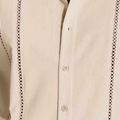 Men's Casual Button-Down Short Sleeve Shirt