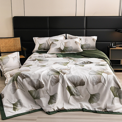 🔥Summer Limited Sale🌸Cooling Breathable Floral Bed Sheet (4-Piece Set)