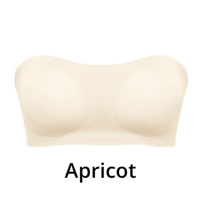 Women's Strapless Wireless Bra with Side Closure